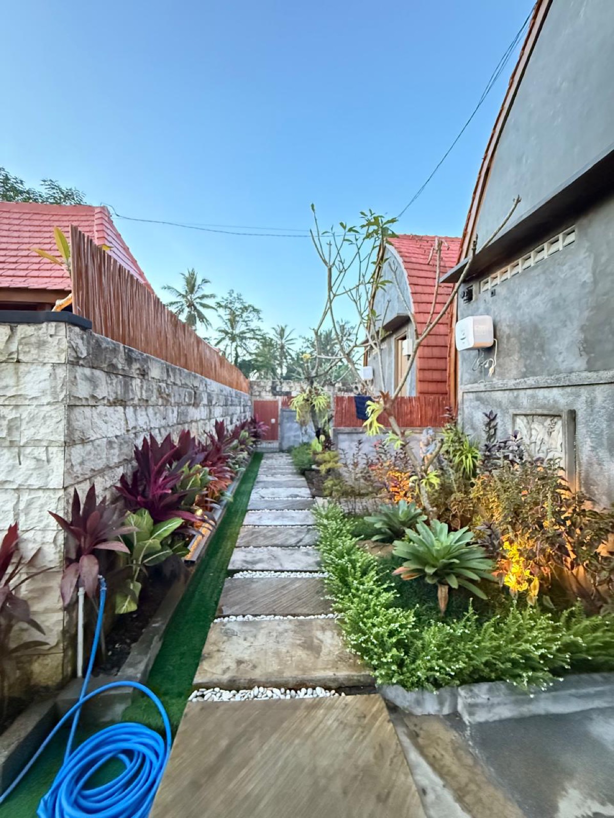 A quiet path back to your villa